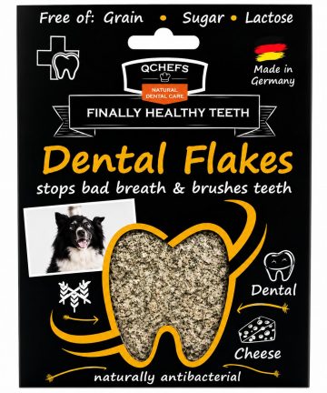 QChefs dog dental flakes
