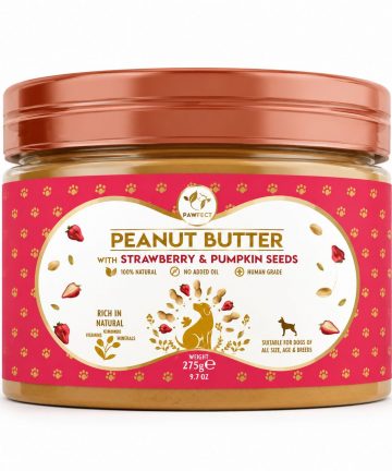 PAWFECT Peanut Butter Strawberry & Pumpkin Seeds
