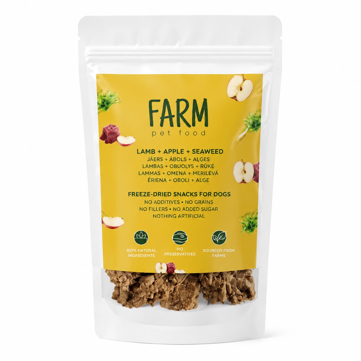 Farm Pet Food F/D Lamb + apple + seaweed