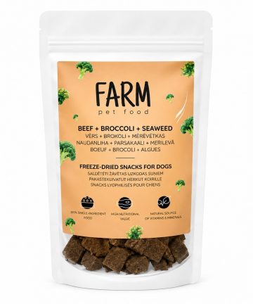 Farm Pet Food F/D Beef + broccoli+ seaweed