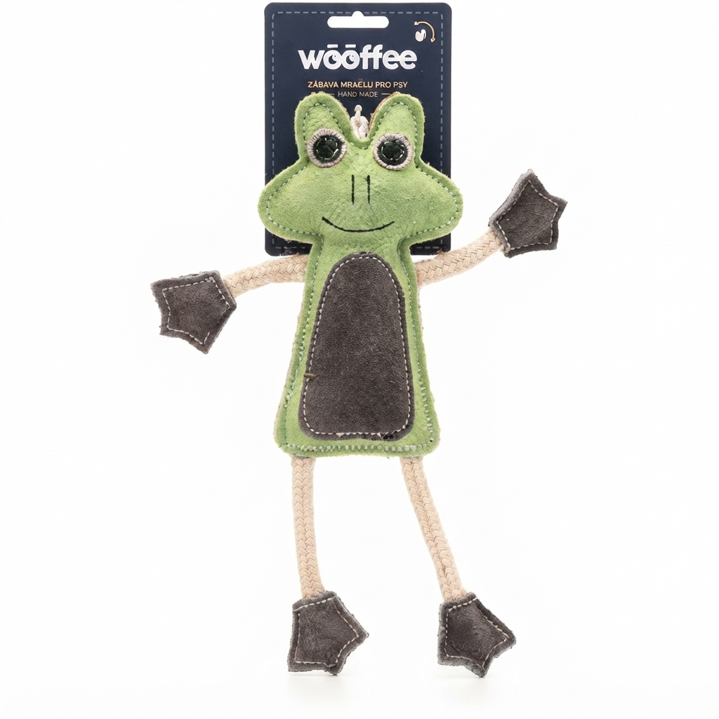 Wooffee Frog With Rope