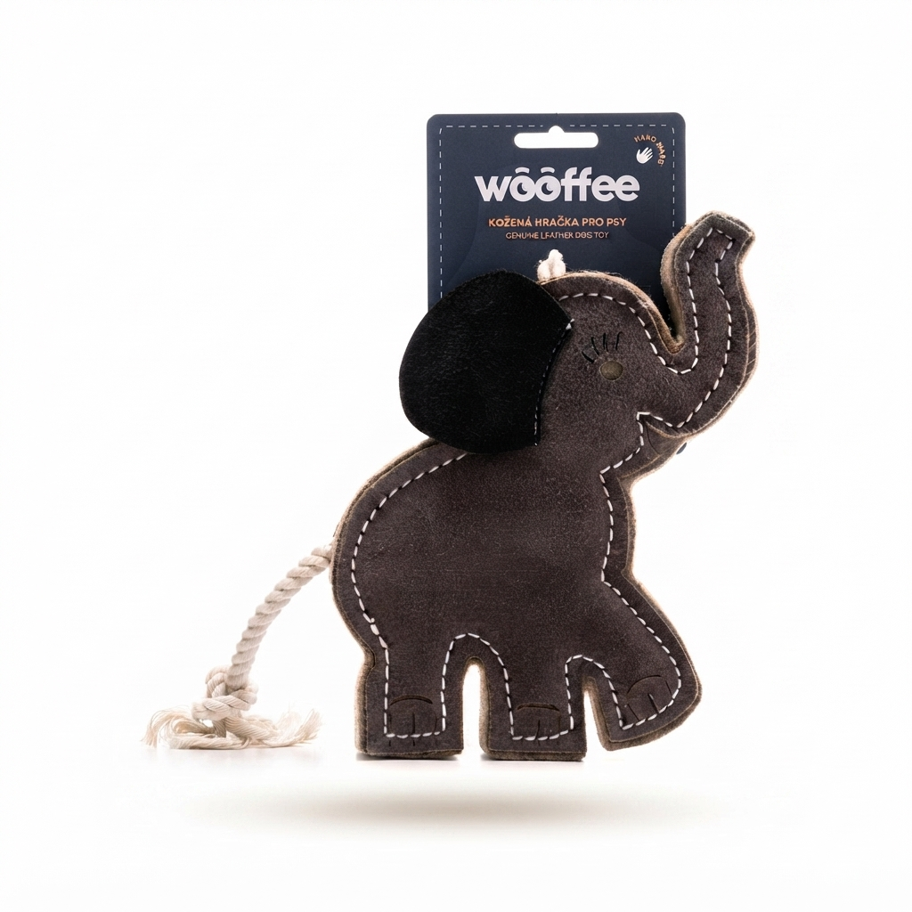 Wooffee Leather Elephant